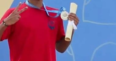 محمود البليسى يحصد الميدالية الفضية بسباق 200 متر ببطولة العالم لسباحة الزعانف