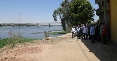 محافظ قنا يتفقد موقع الكورنيش الجديد غرب النيل بطول 200 متر
