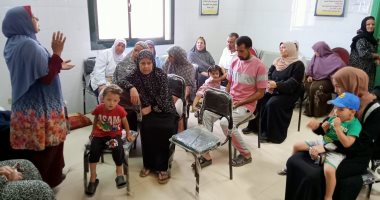 الكشف على 118 حالة فى قافلة طبية بقرية "أبو نشابة" ضمن حياة كريمة بالمنوفية
