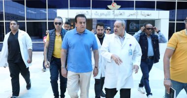 وزير الصحة يتفقد مستشفى معهد ناصر لمتابعة انتظام الفرق الصحية