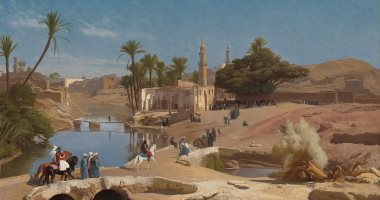 مصر فى الفن.. لوحة منظر من الفيوم لـ جان ليون جيروم