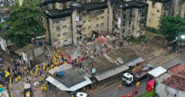 ارتفاع حصيلة قتلى انهيار مبنى فى البرازيل إلى 14 شخصا