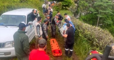 إنقاذ طفل فرنسى سقط فى حفرة بركانية عمقها 100 متر بالإكوادور