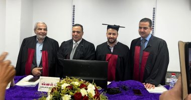 الطبيب صبحى حجازى يحصل على درجة الماجستير من كلية الطب بجامعة بنها