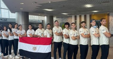 منتخب ناشئى الاسكواش يطير إلى أستراليا للمشاركة فى بطولة العالم.. صور