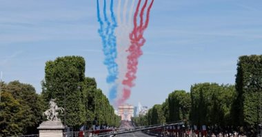 فرنسا تحتفل بعيدها الوطنى.. ألعاب نارية وحفلات واستعراض عسكرى ضخم "فيديو"