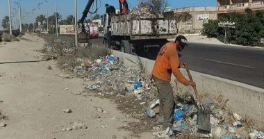 رفع 79 طن مخلفات وقمامة بنطاق قرى مدينة برج العرب فى الإسكندرية