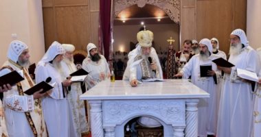 البابا تواضروس يدشن كنيسة بدير "الأنبا بيشوى" بوادى النطرون