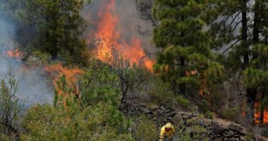 إجلاء آلاف الأشخاص بسبب حرائق الغابات في إسبانيا