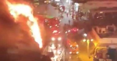 السيطرة على حريق فى مطعم شهير وسط الإسكندرية 