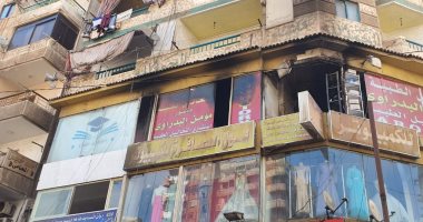 السيطرة على حريق معمل تحليل شرق محافظة الإسكندرية.. صور