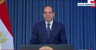 الرئيس السيسي: نعمل بجد وإخلاص وعلم لتحويل آمال الشعب المصري إلى واقع