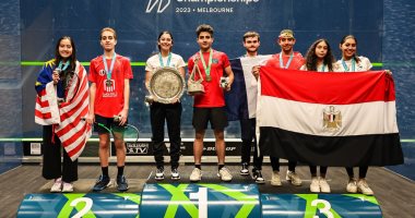 5 ميداليات حصيلة البعثة المصرية للاسكواش فى فردى بطولة العالم للناشئين