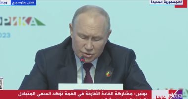الرئيس الروسى: الإرهاب والقرصنة والجريمة المنظمة تعرقل تطور وتنمية أفريقيا