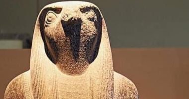 متحف الغردقة.. شاهد تمثال حورس رمز القوة مصنوع من الجرانيت بطول 1.85 متر