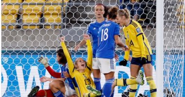السويد تتفوق على إيطاليا بثلاثية فى الشوط الأول بكأس العالم للسيدات