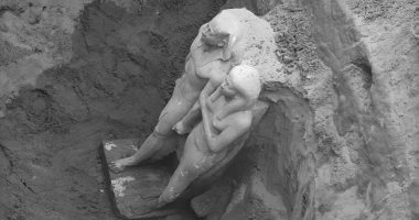 تماثيل منكاورع من الاكتشاف للمتحف المصري بالتحرير
