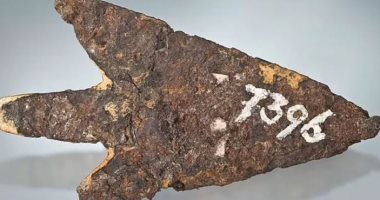 اكتشاف رأس سهم مصنوع من بقايا نيزك حديدى يبلغ عمره 3000 عام فى سويسرا