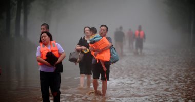 ارتفاع حصيلة ضحايا الفيضانات شمالى الصين إلى 30 قتيلا
