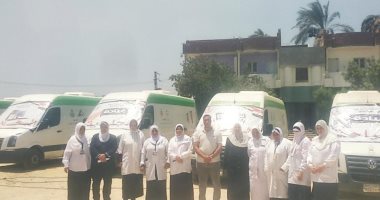 حياة كريمة ببنى سويف: الكشف وتوفير العلاج لـ1568 شخصا فى قرية على حمودة