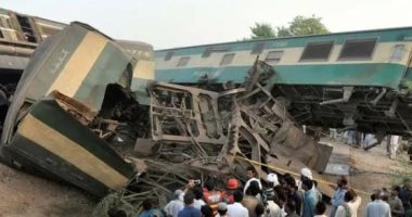 ارتفاع حصيلة ضحايا حادث قطار باكستان إلى 25 وأكثر من 80 مصاب