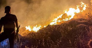اليونان تكافح لليوم الـ 11 حريق غابات هائل فى منطقة إيفروس الشمالية 