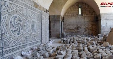 سوريا تبدا فى أعمال ترميم وتأهيل المتحف الوطنى فى مدينة "معرة النعمان" بريف إدلب