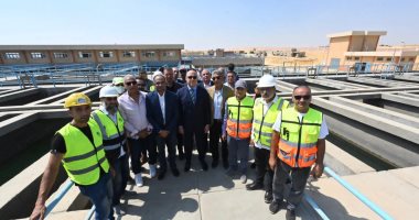 وزير الإسكان يتفقد محطة تنقية مياه الشرب بمدينة القاهرة الجديدة 