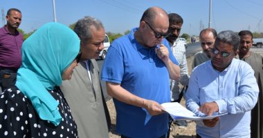محافظ أسيوط يتفقد موقع إنشاء سوق حضرى للماشية بقرية الزرابى