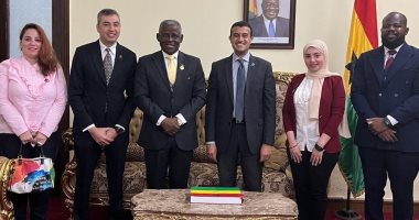 وفد تنسيقية شباب الأحزاب يلتقى سفير غانا لدى القاهرة لبحث زيادة التعاون