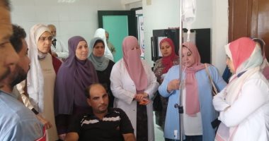 مدير الرعاية الصحية بكفر الشيخ تتفقد المبادرات الرئاسية بوحدة بشباش عمير