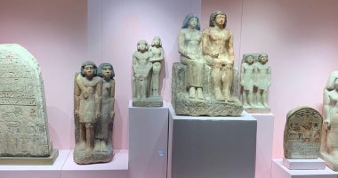 قطع أثرية للترابط الأسرى فى العصر الفرعونى بمتحف آثار الغردقة.. صور