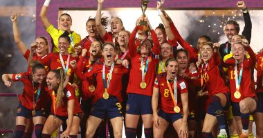 شاهد مراسم تتويج إسبانيا بكأس العالم للسيدات 2023