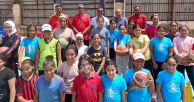 لجنة من وزارة الشباب فى زيارة لفريق السلة بالمراكز الرياضية للفتيات بكفر الشيخ