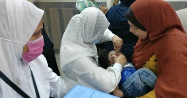 تواصل حملة التطعيم ضد شلل الأطفال بشمال سيناء لليوم الرابع