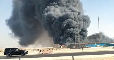 السيطرة على حريق مصنع على طريق "مصر الإسماعيلية الصحراوى" دون خسائر بشرية