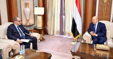 رئيس "الرئاسى اليمنى" يستقبل سفير مصر ويشكر السيسى على دعم اليمنيين