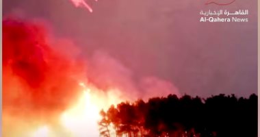 "القاهرة الإخبارية" تعرض تقريرا حول حريق محمية داديا فى اليونان.. فيديو