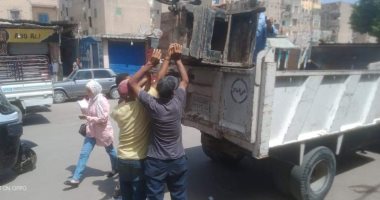 إزالة 777 حالة إشغال طريق مخالف بمراكز محافظة البحيرة