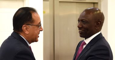 الرئيس الكينى يستقبل رئيس الوزراء على هامش مشاركته فى قمة أفريقيا للمناخ  
