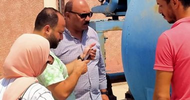 رئيس مياه القناة يتفقد عددًا من مواقع العمل بقطاع بورسعيد 