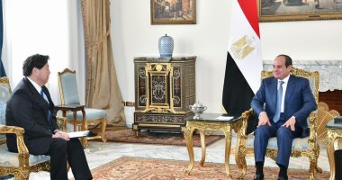 الرئيس السيسى يؤكد لوزير خارجية اليابان مكانة طوكيو لدى مصر رسميا وشعبيا  