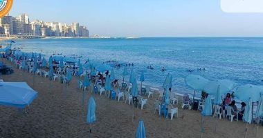 "السياحة والمصايف" بالإسكندرية تطالب المصطافين بالسباحة بحذر على شواطئ العجمى