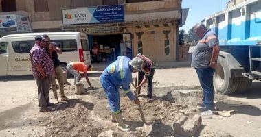 حى العامرية أول بالإسكندرية يكثف أعمال رفع كفاءة شبكة الصرف قبل موسم الأمطار