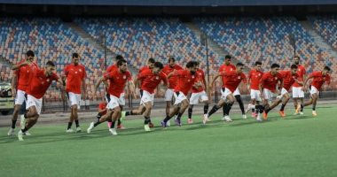 منتخب مصر يواصل تدريباته استعدادا لودية تونس
