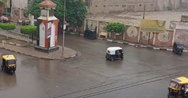 إعصار دانيال.. هطول أمطار غزيرة على مدينة كفر الزيات بالغربية.. فيديو