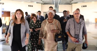 رئيس مجلس الشيوخ بدولة غينيا الاستوائية تزور متحف الحضارة.. صور 