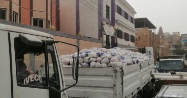 توزيع أكثر من 14 ألف شنطة مواد غذائية على الأسر الأولى بالرعاية فى المنوفية