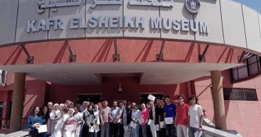 إقبال كبير على متحف كفر الشيخ وتنظيم محاضرات وندوات ضمن التدريب الصيفى.. صور