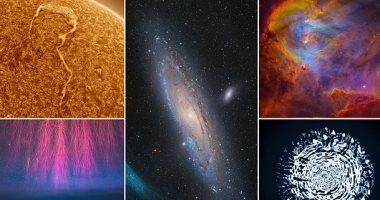 شاهد الصور الفائزة بمسابقة مصور الفلك 2023.. أبرزها علامة استفهام على الشمس